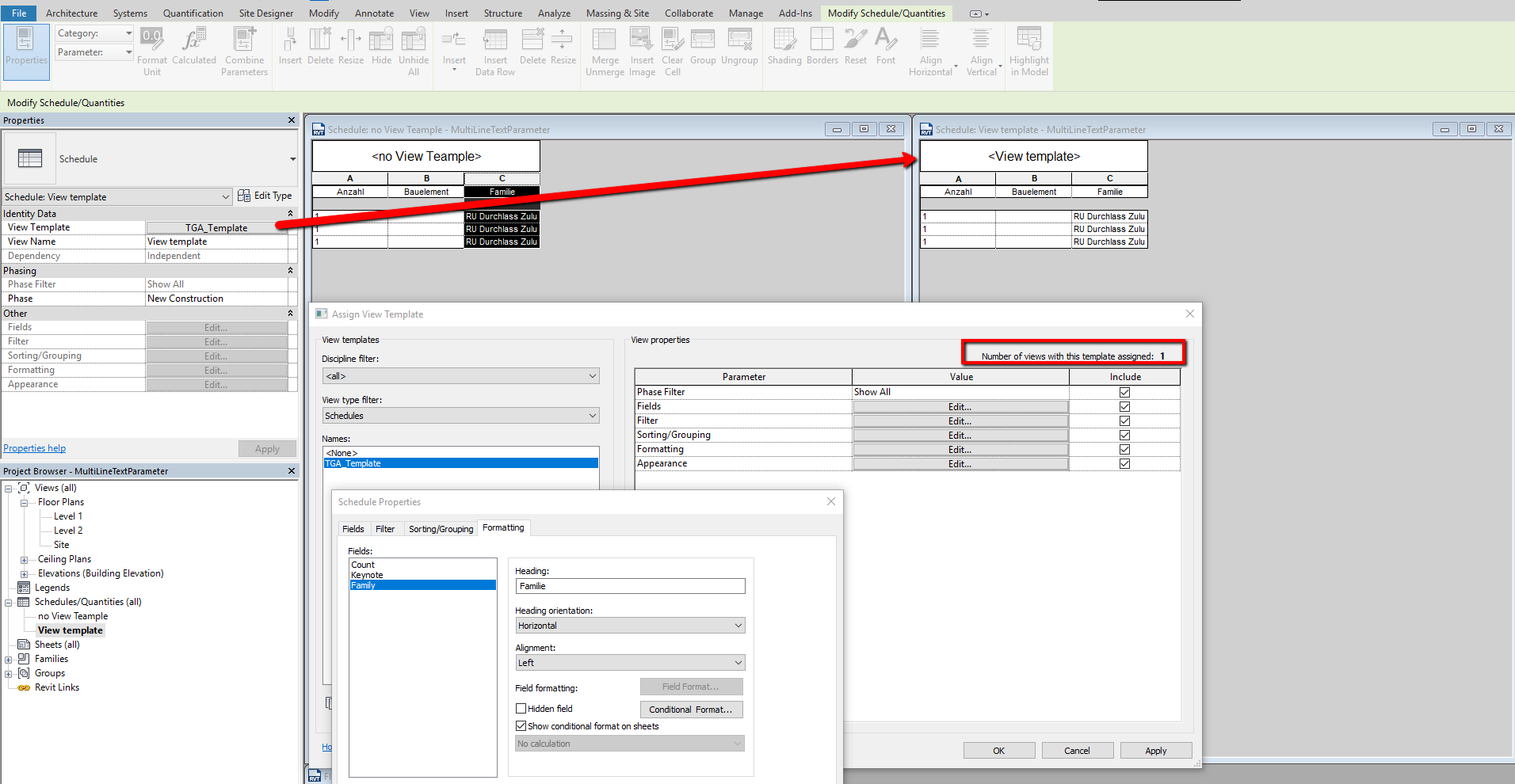 Cómo Modificar La Plantilla De Vista De Programación En Revit 2251