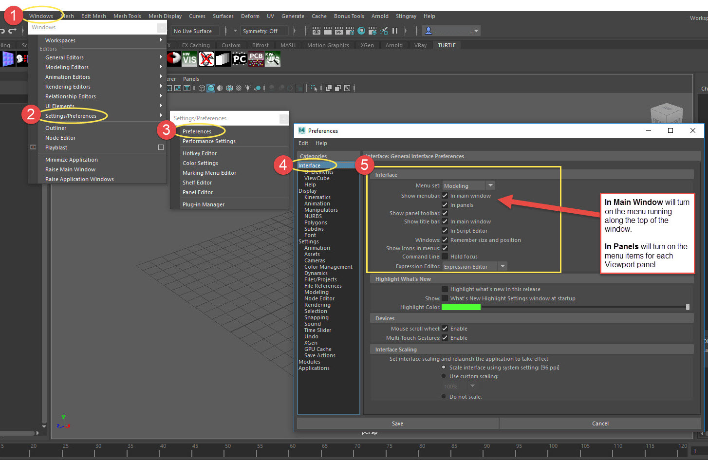 Maya のビューポートにメニュー バーが表示されない Maya Autodesk Knowledge Network