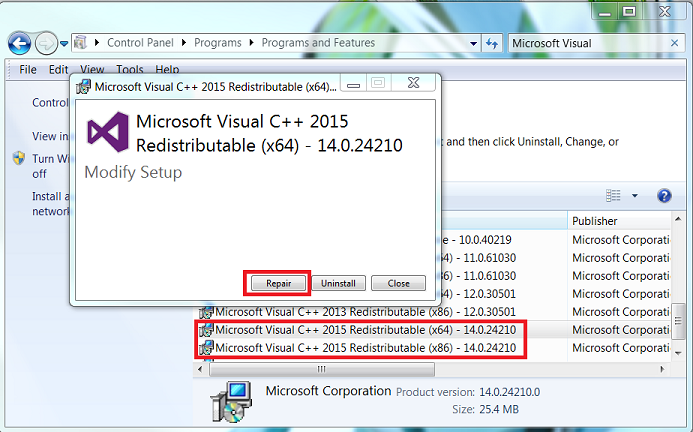 microsoft visual c++ 2013 redistributable package x64 download