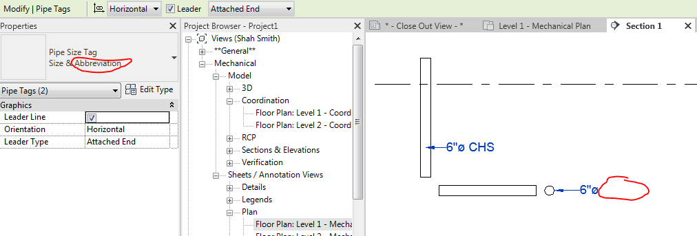 Pipe System Abbreviation Does Not Appear In Tags On Pipes