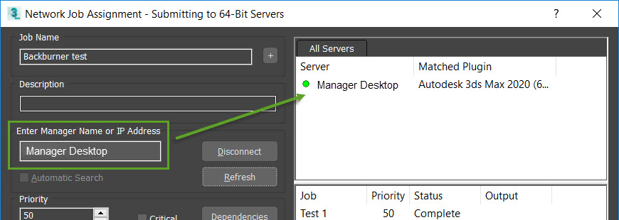 3ds Maxからbackburnerジョブを送信しようとすると 接続が拒否されました サービスがホストコンピュータにインストールされていません というエラーが表示される 3ds Max Autodesk Knowledge Network