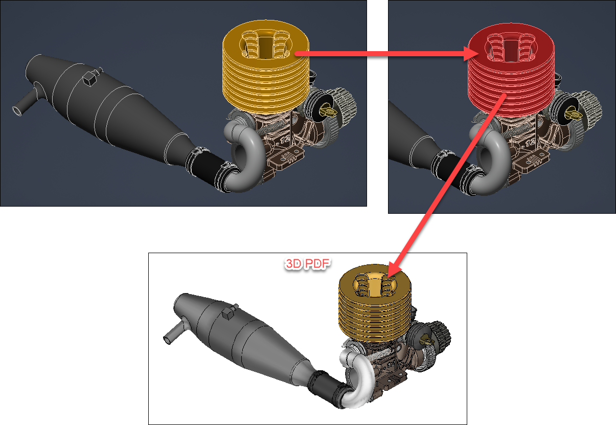 Farbuberschreibungen Werden In Exportierten 3d Pdf Dateien Aus Inventor Nicht Angezeigt Inventor Autodesk Knowledge Network