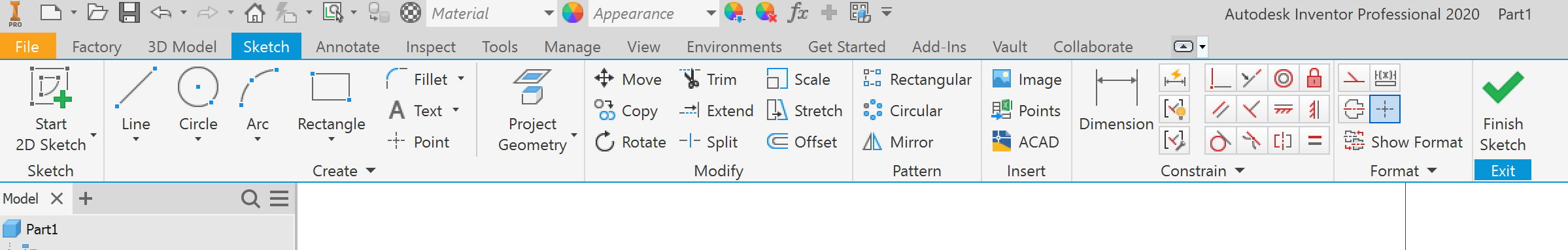 Inventor命令行功能区显示了简化的图标、缺少的项或并非所有选项