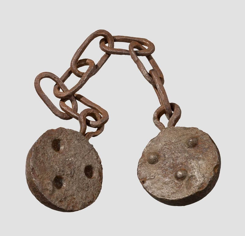 18th century cannon chain shot photo