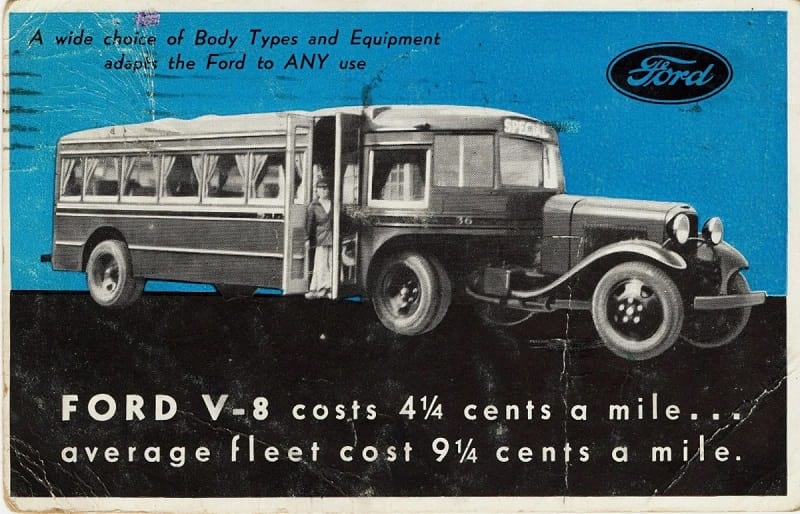 1932 Ford TriCoach articulated bus photo