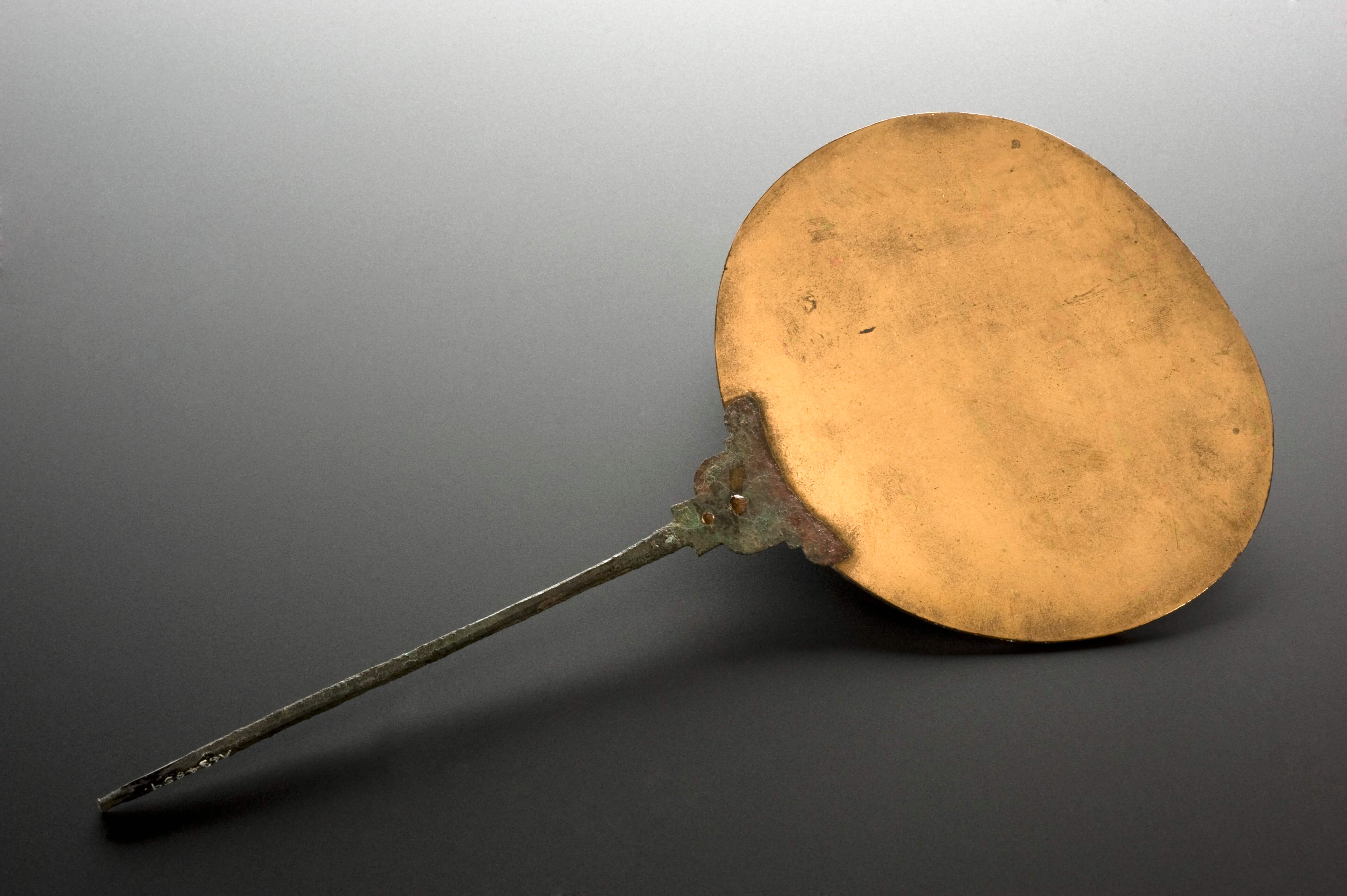 Ancient Egyptian bronze mirror photo