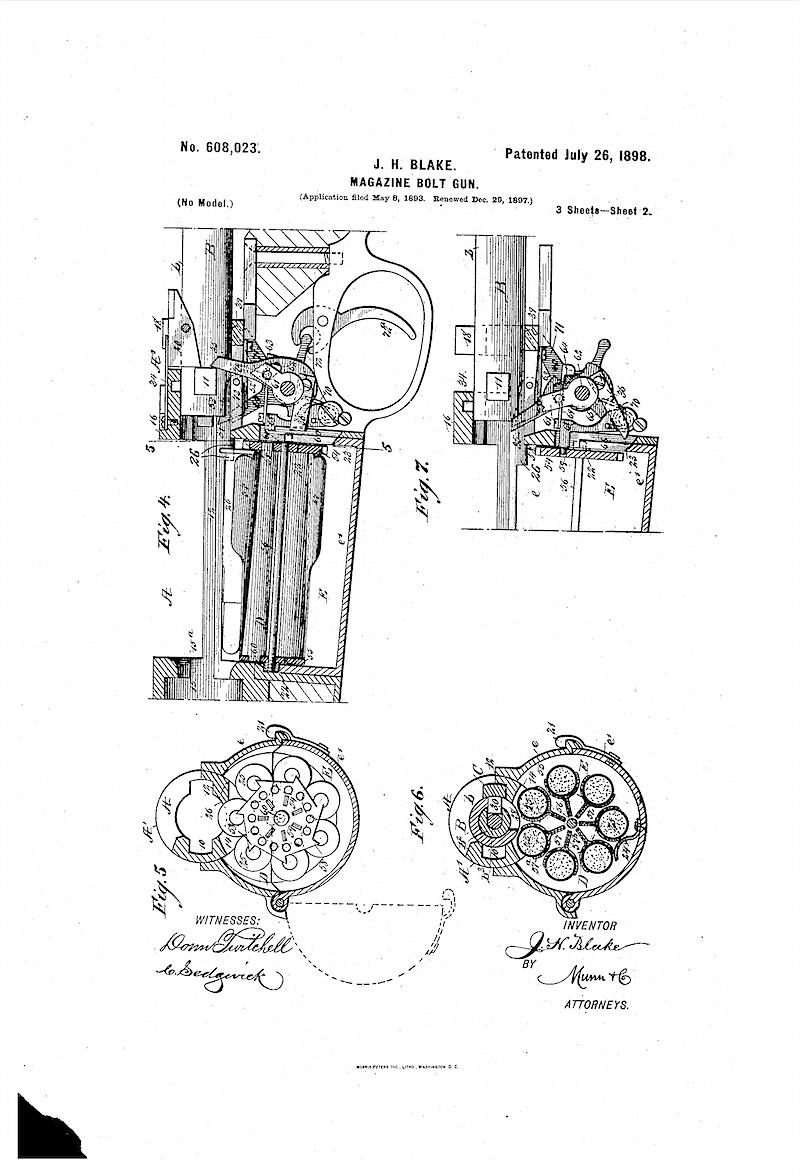 Blake rifle with 7-round rotary magazine - HomemadeTools.net