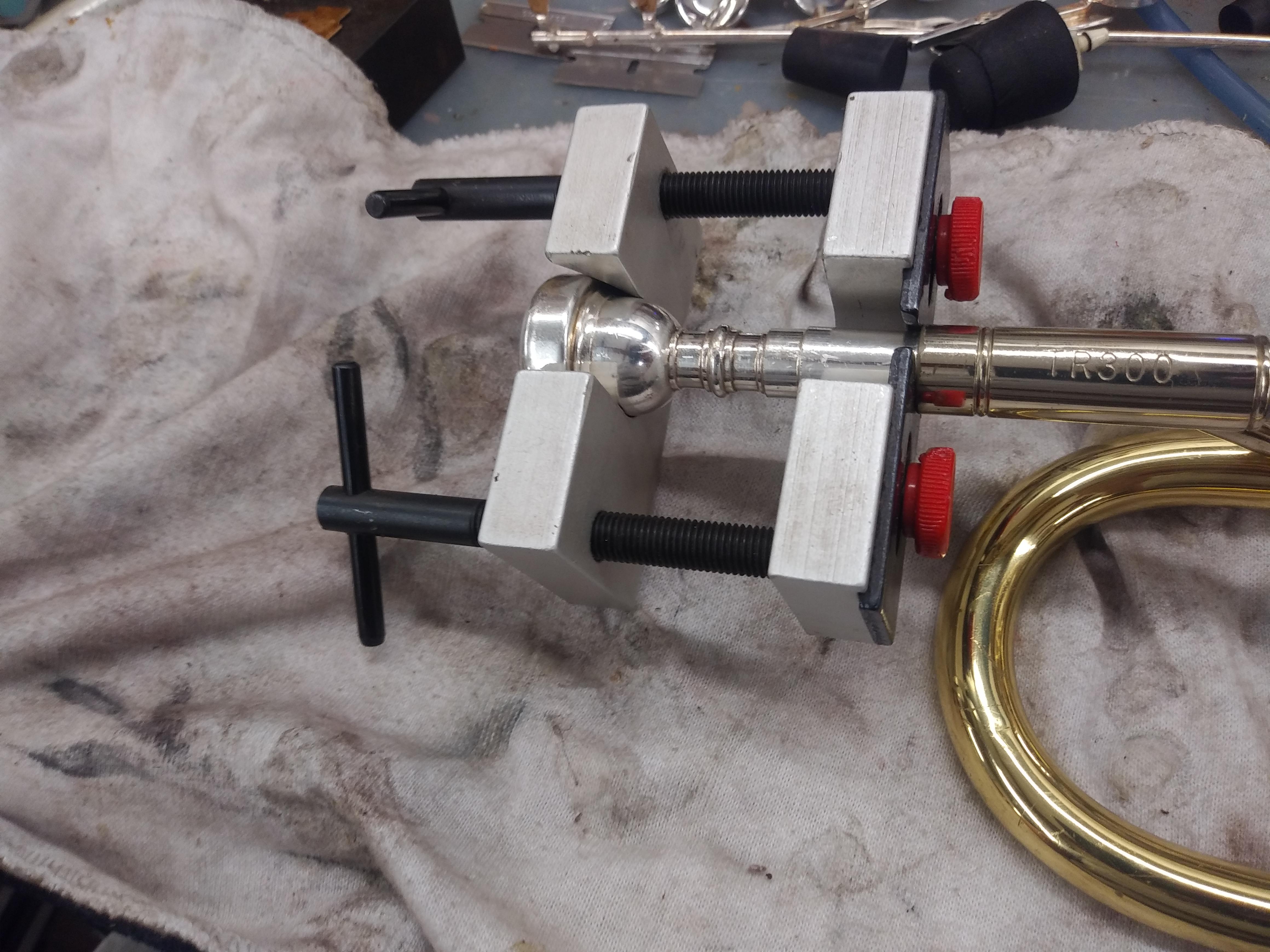 Brass instrument mouthpiece puller photo