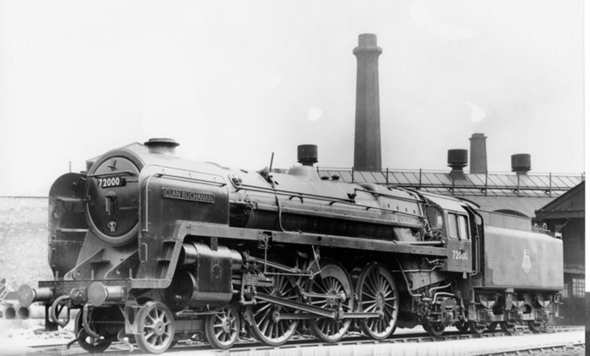 British Railways ClanClass steam photo