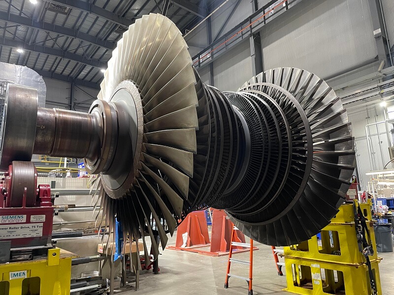 Double flow low pressure steam turbine photo