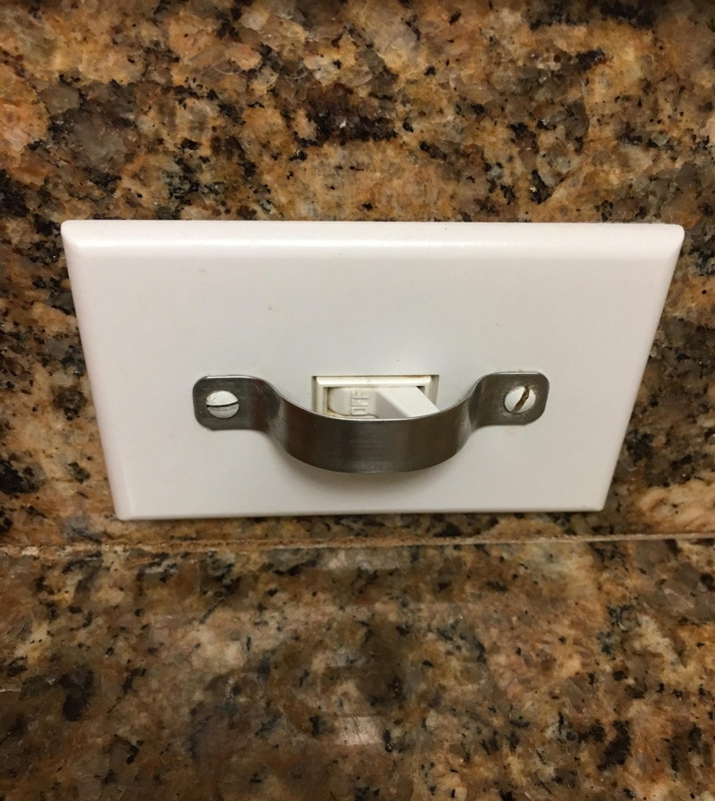 Garbage disposal switch cover photo