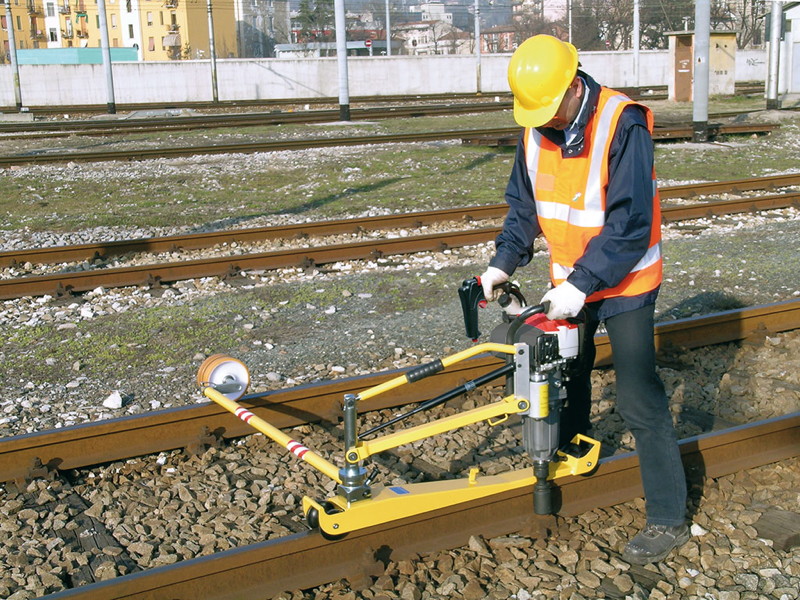 Gaspowered impact wrench for railroad work videos, photos