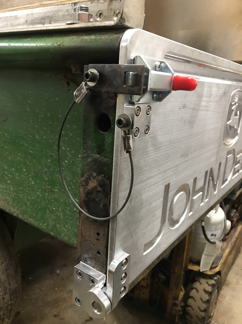 Custom John Deere tailgate photos