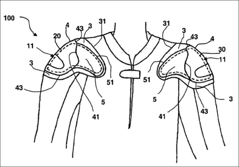 Motorcyclist airbag activates in MotoGP race GIF and patent