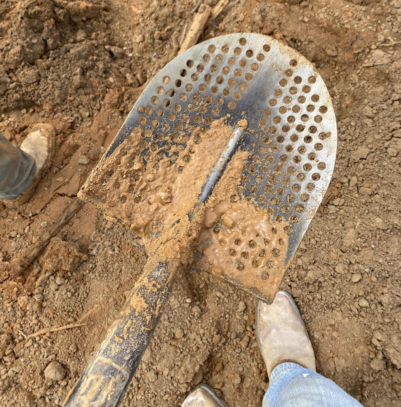 mud shovels