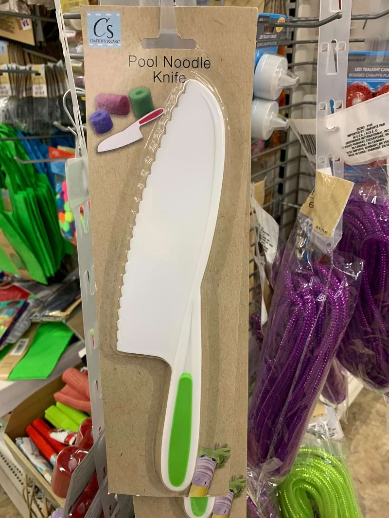 Pool noodle knife photo