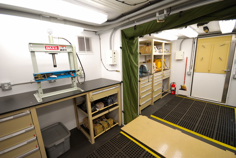 Mobile machine shop photos and video