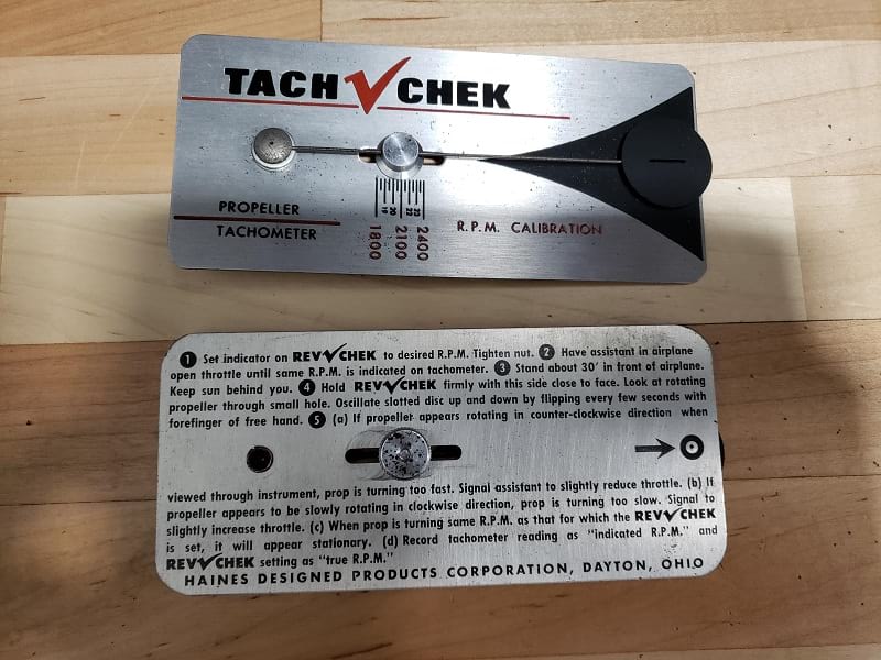 Aircraft propeller tachometer - photo - HomemadeTools.net