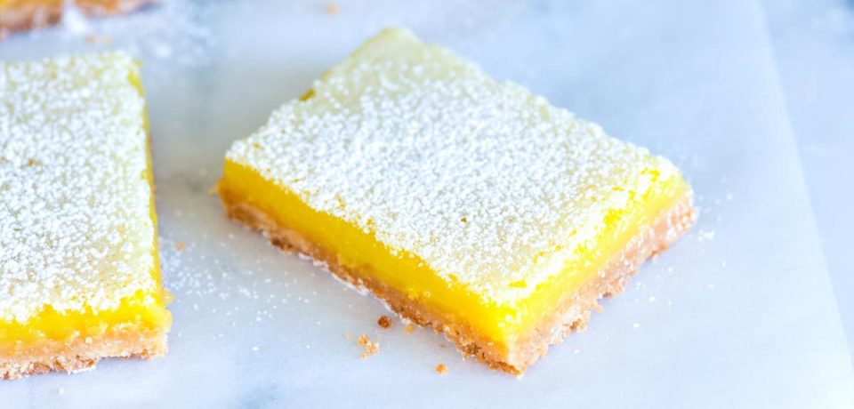 Cannabis infused Recipe: Blue Sky Lemon Bars Hopegrown