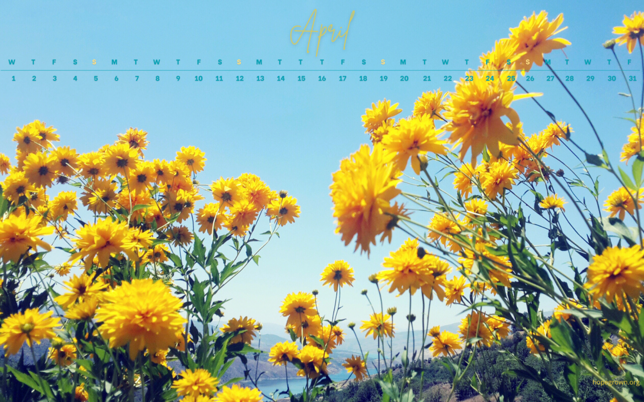 Free April 2026 Calendar Wallpapers: Nature-Inspired Designs