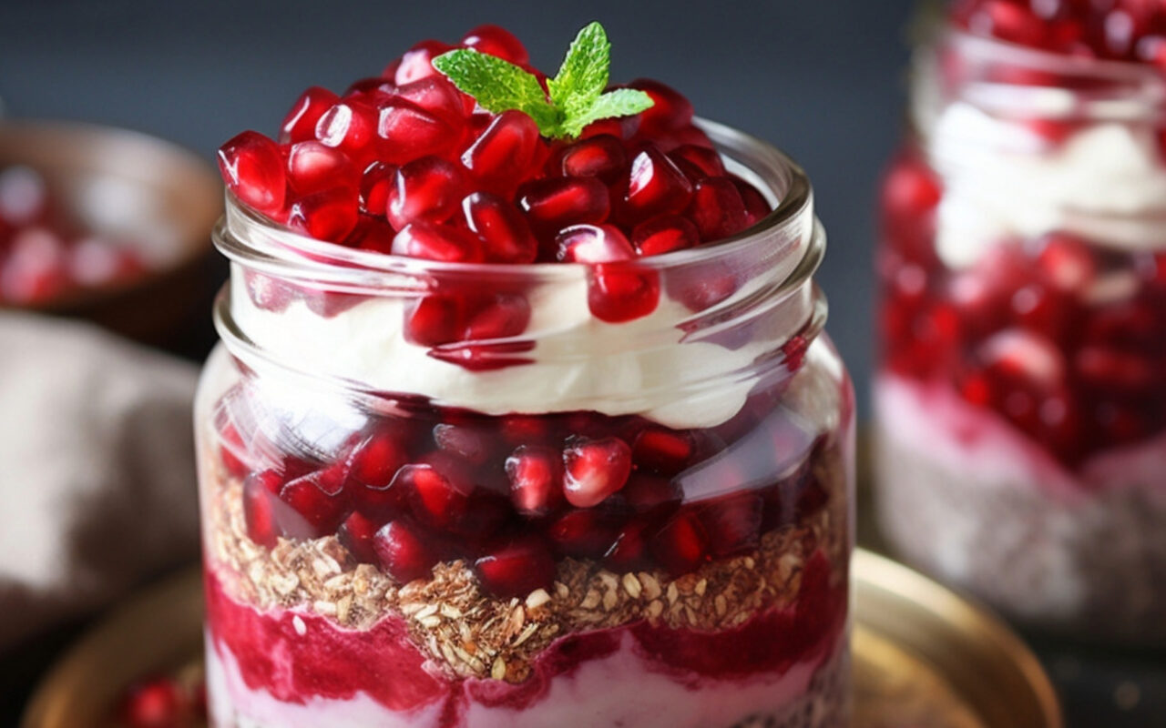 Hopegrown Recipe: Cranberry-Apple Chia Pudding Parfaits