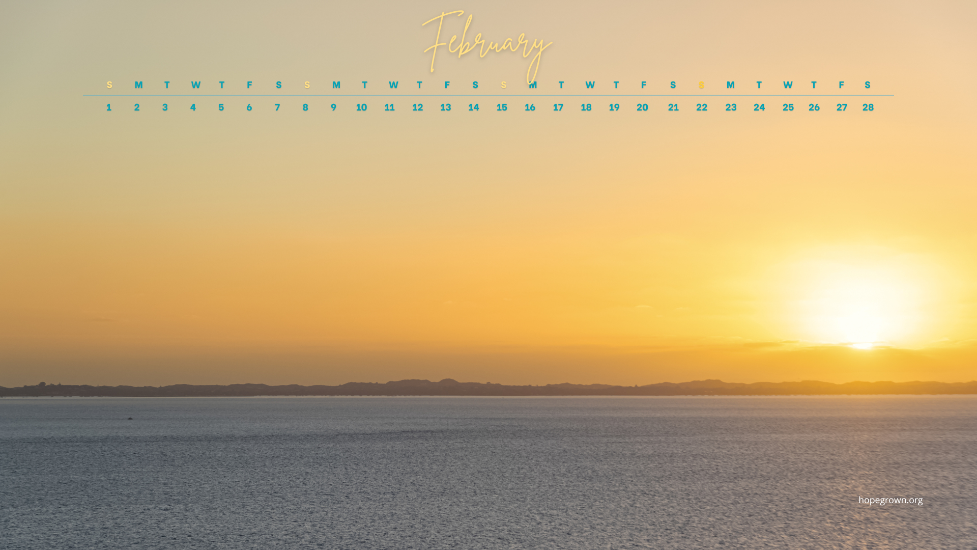 February-free-desktop-wallpaper-calm-waters-sunrise-2026-hopegrown.png