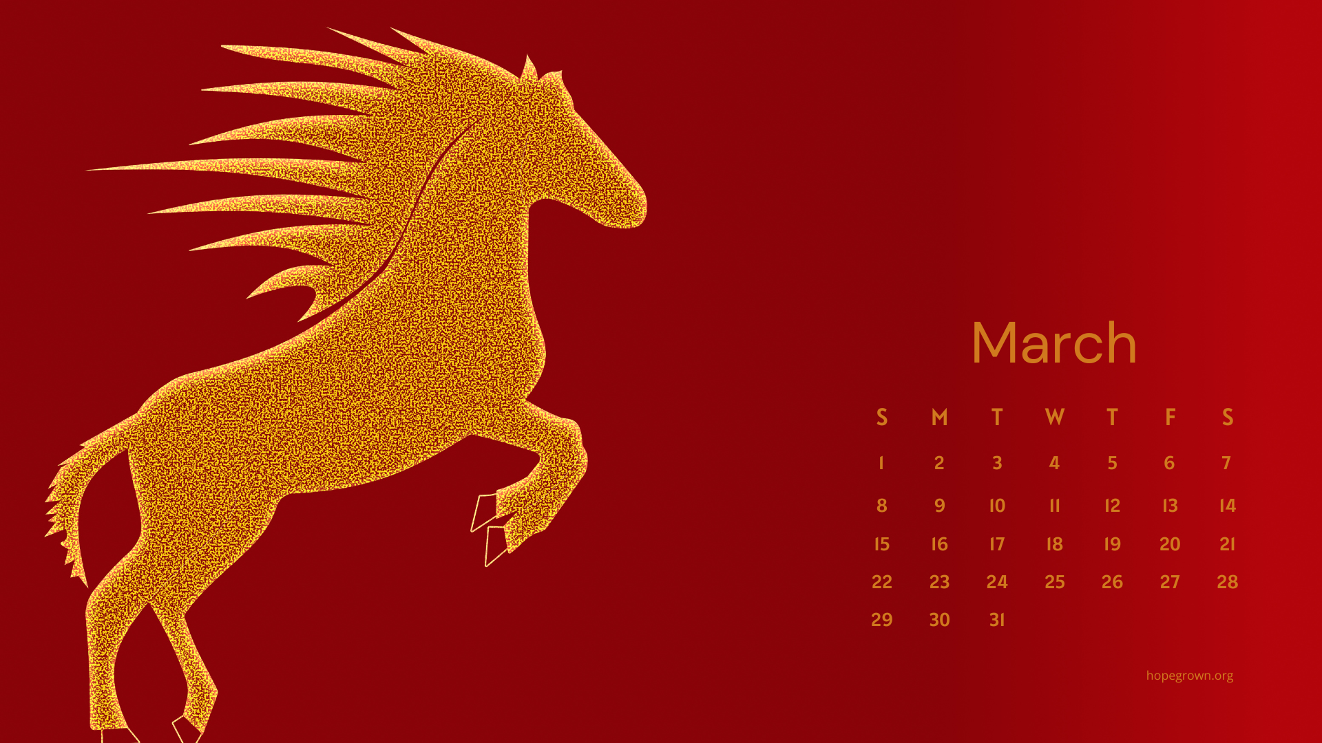 March-free-desktop-wallpaper-lunar-new-year-horse-2026-hopegrown.png