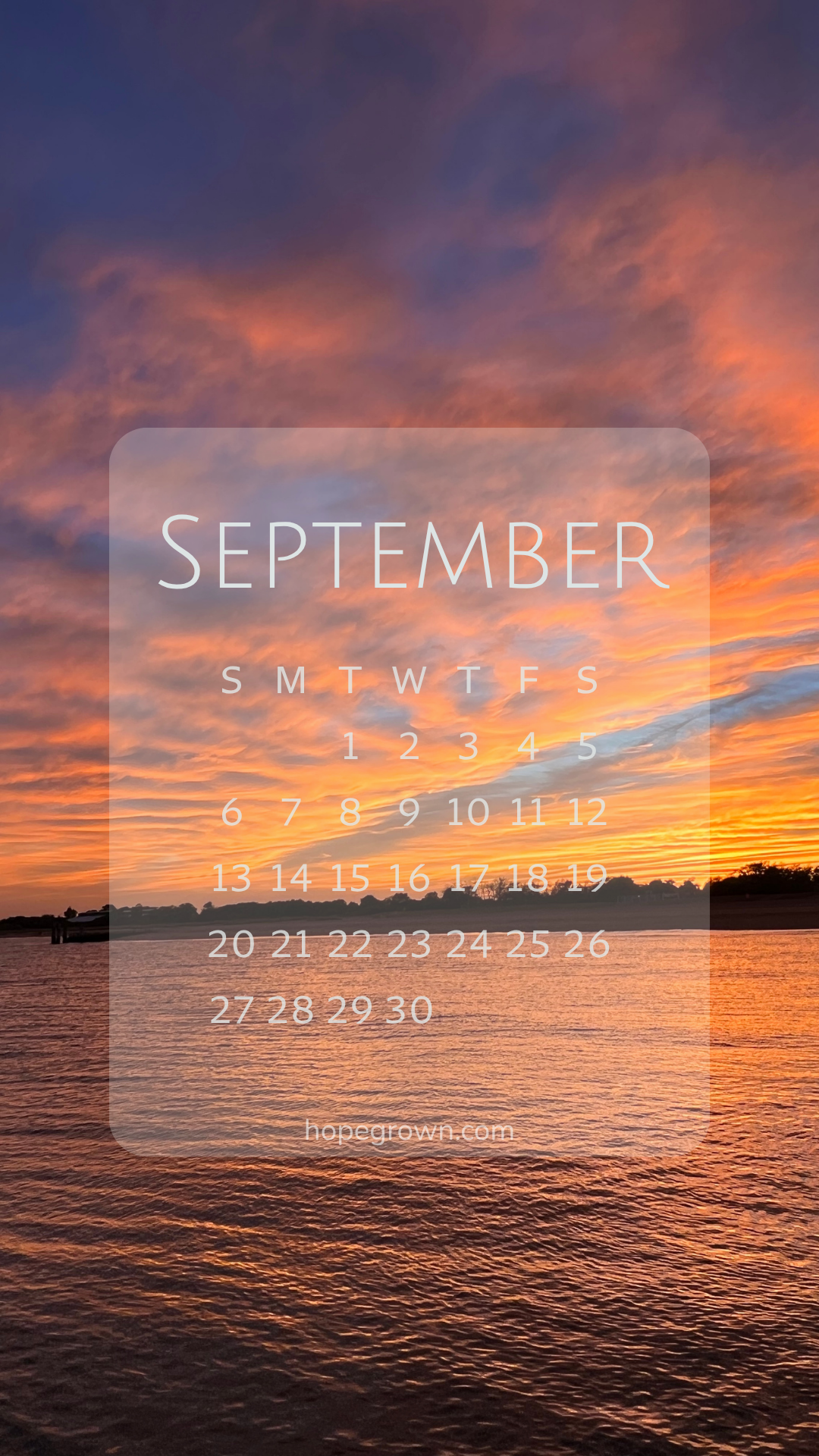 September-free-phone-wallpaper-sunset-glow-2026-hopegrown.png