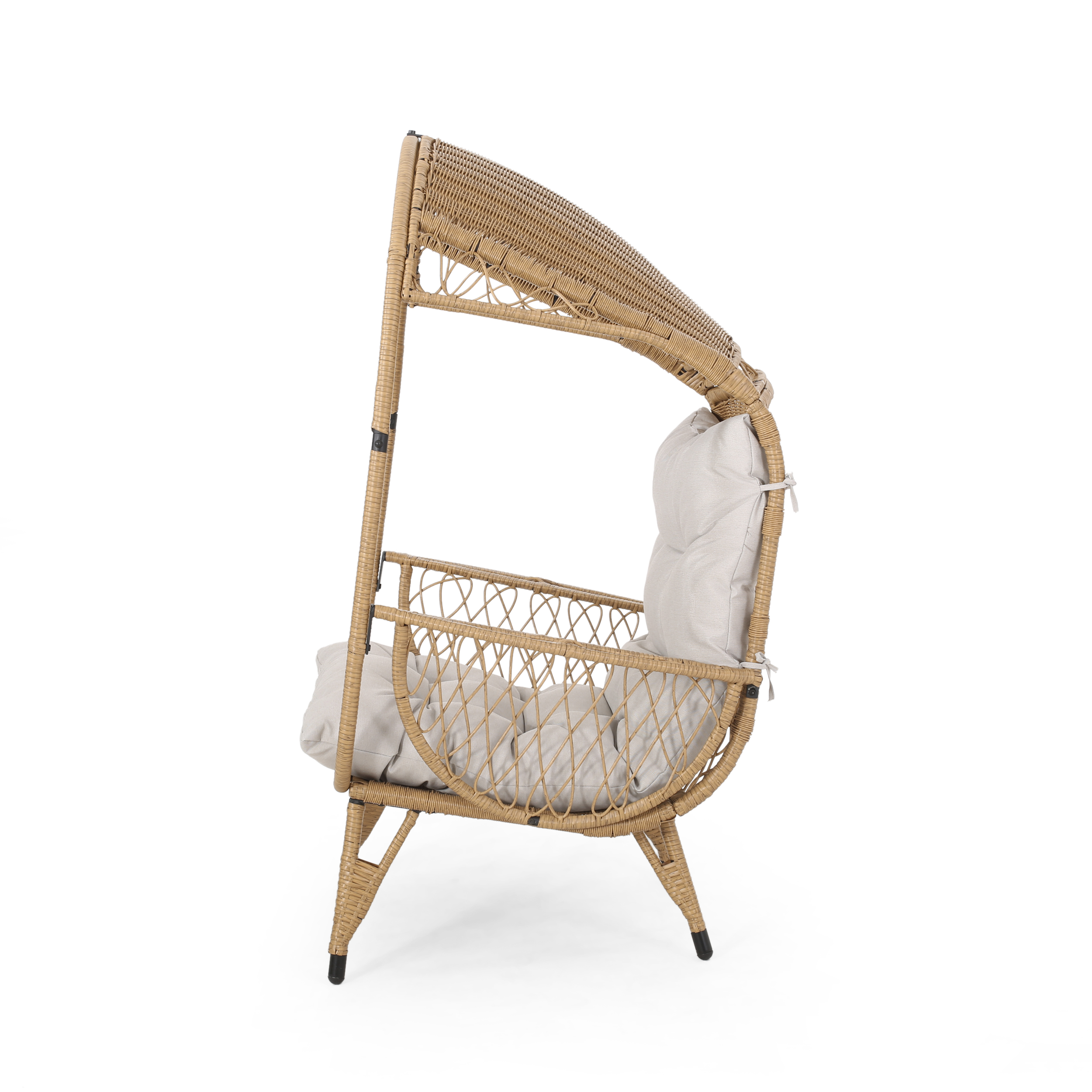 Primo Outdoor Wicker Standing Basket Chair with Cushion eBay