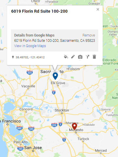 Florin California map