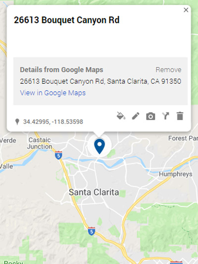 Santa Clarita California map