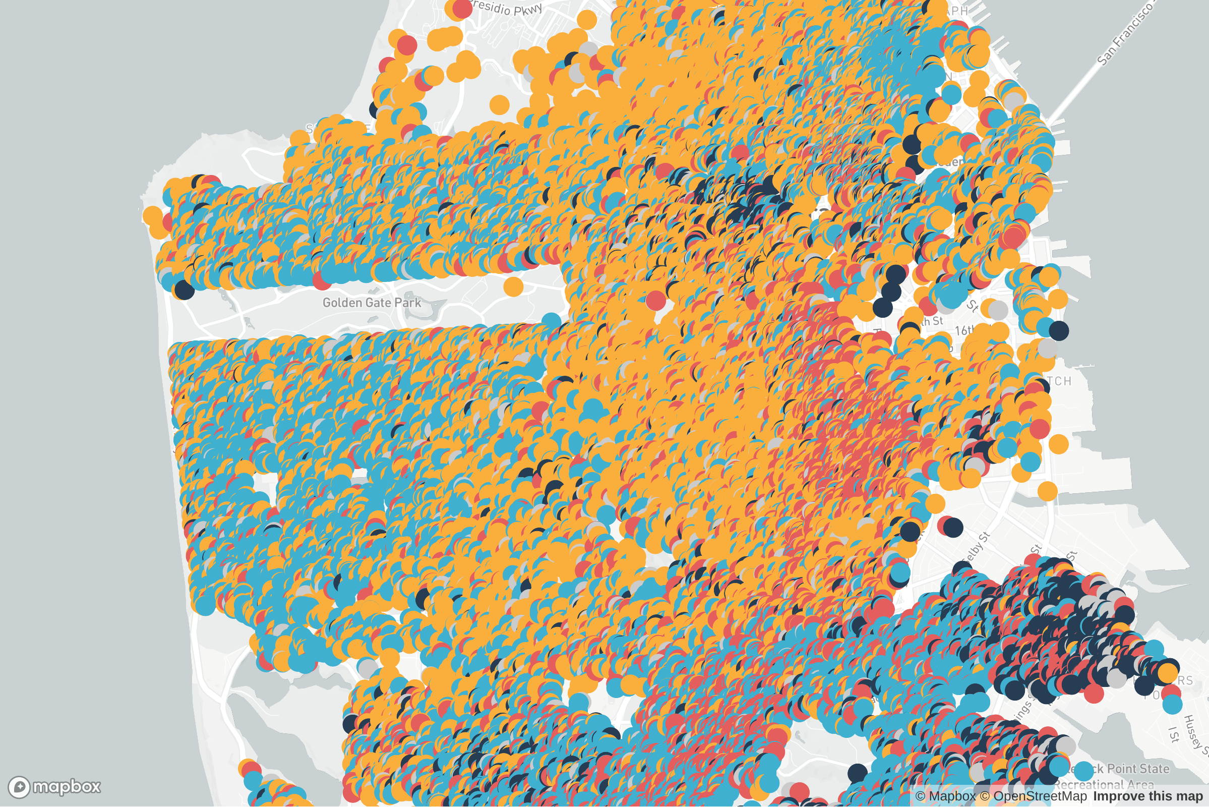 Testing Out Data-Driven Styling in Mapbox GL JS