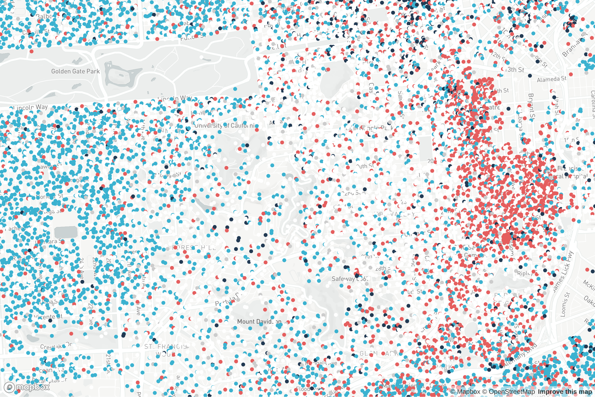 Testing Out Data-Driven Styling in Mapbox GL JS