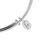 Chrysalis Chrysalis Holiday Snowflake Pendant Charm Expandable Bangle , Silver Rhodium Plated Bracelet