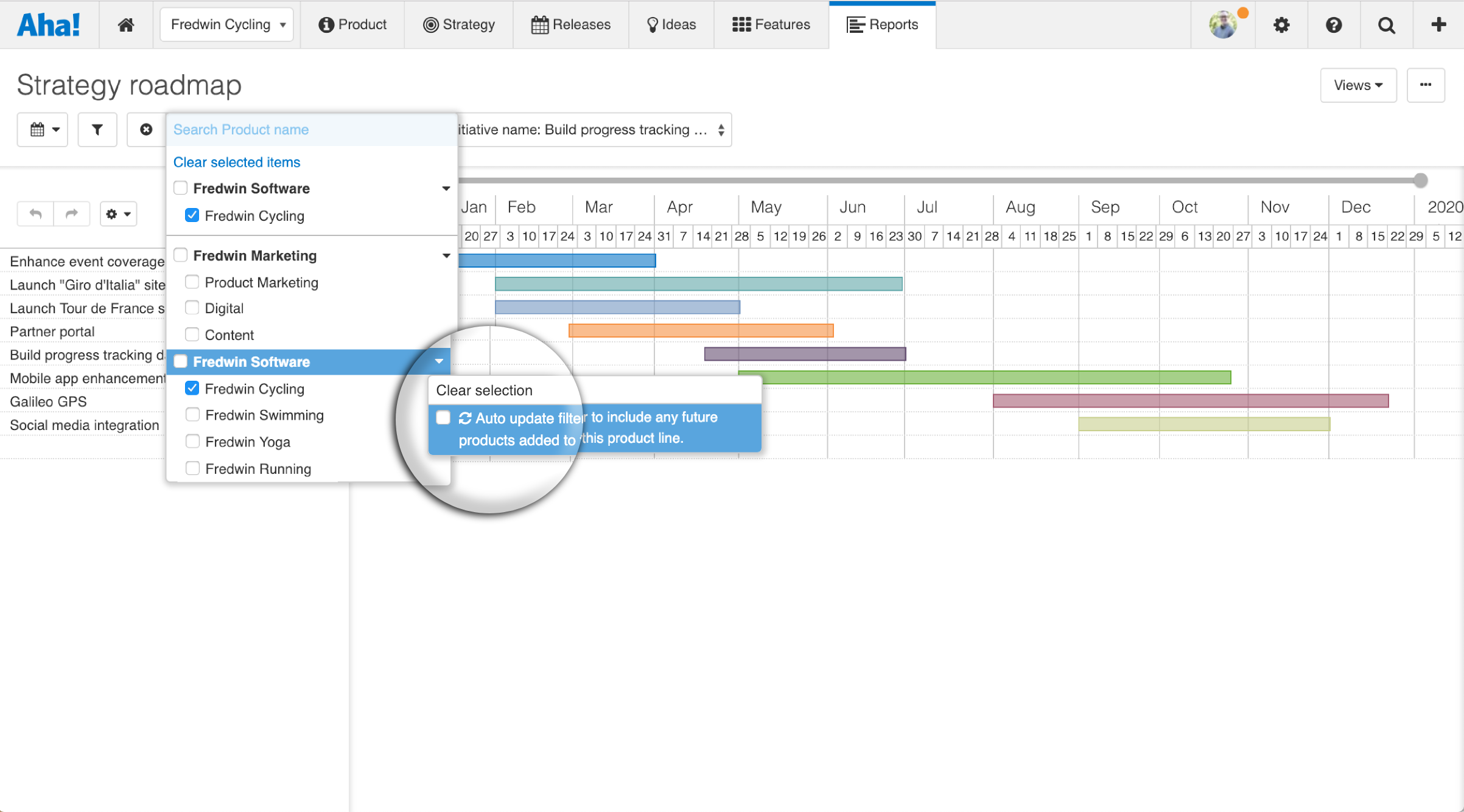 Just Launched! — AutoUpdate Filters on Your Product Reports Aha! Blog