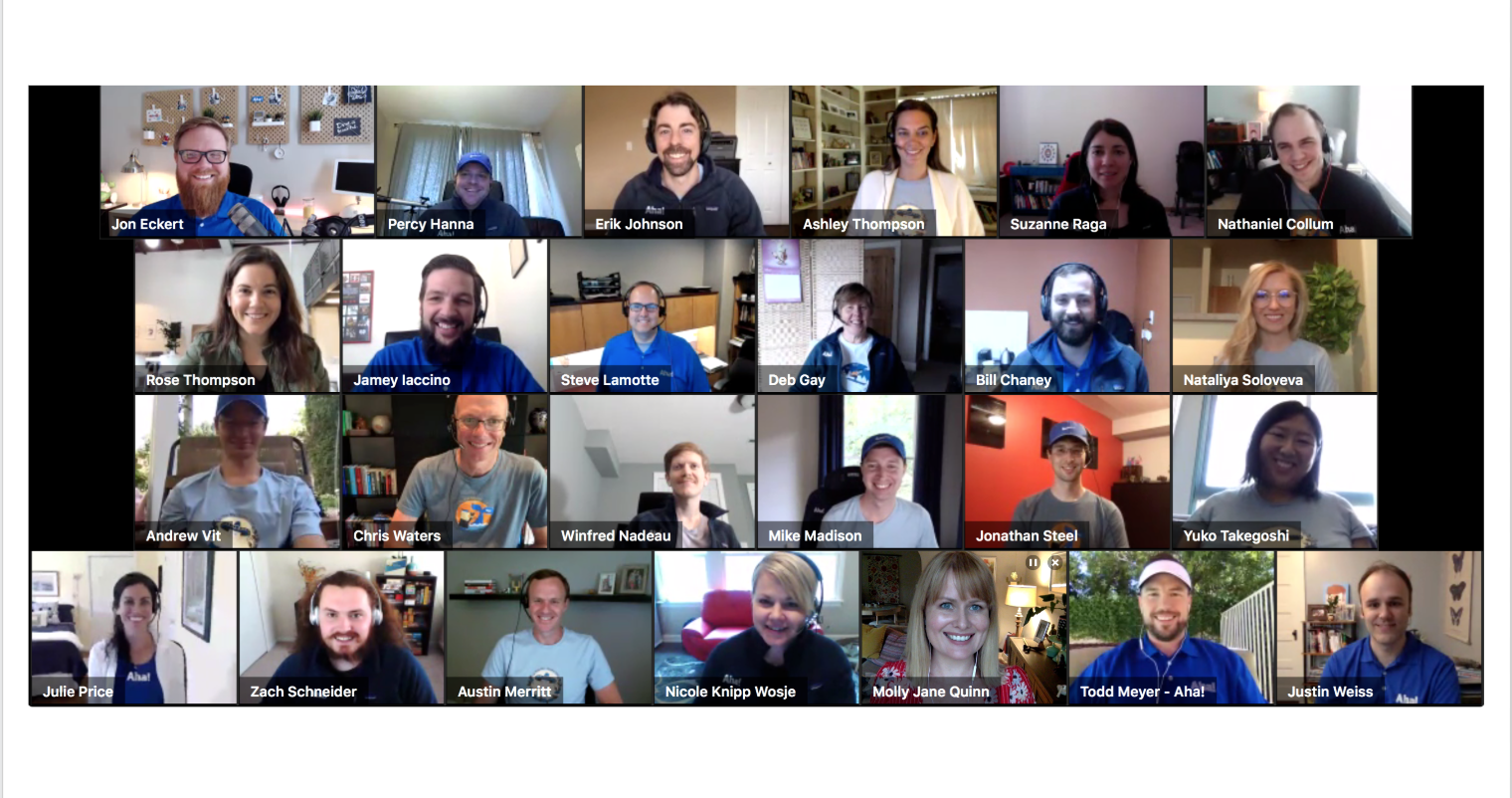 remote team meeting