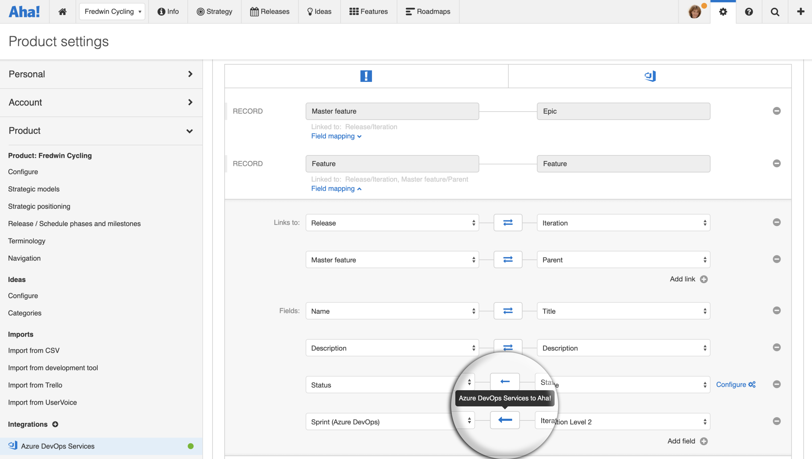 Custom sprint field mappings