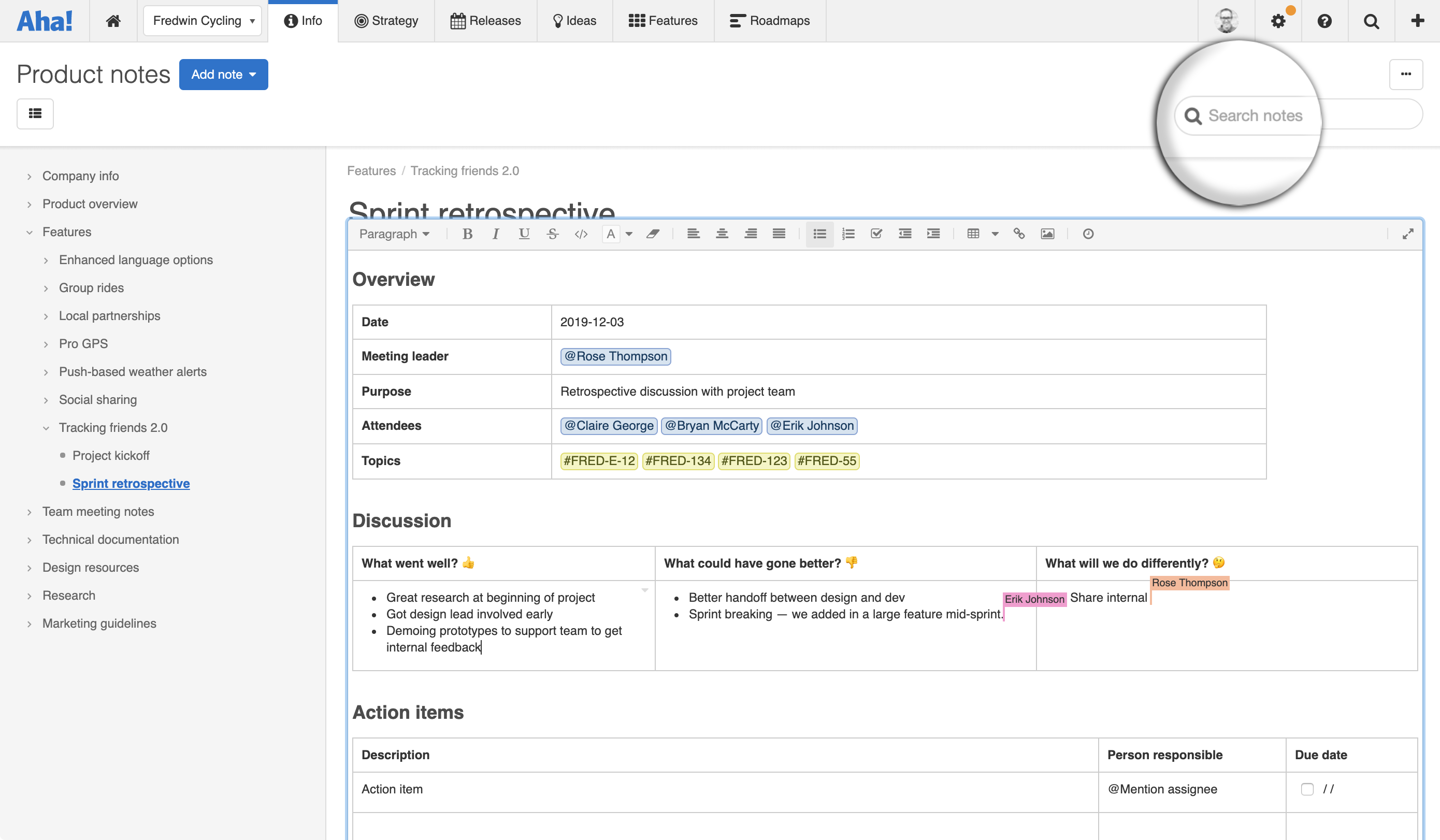 sprint retrospective template