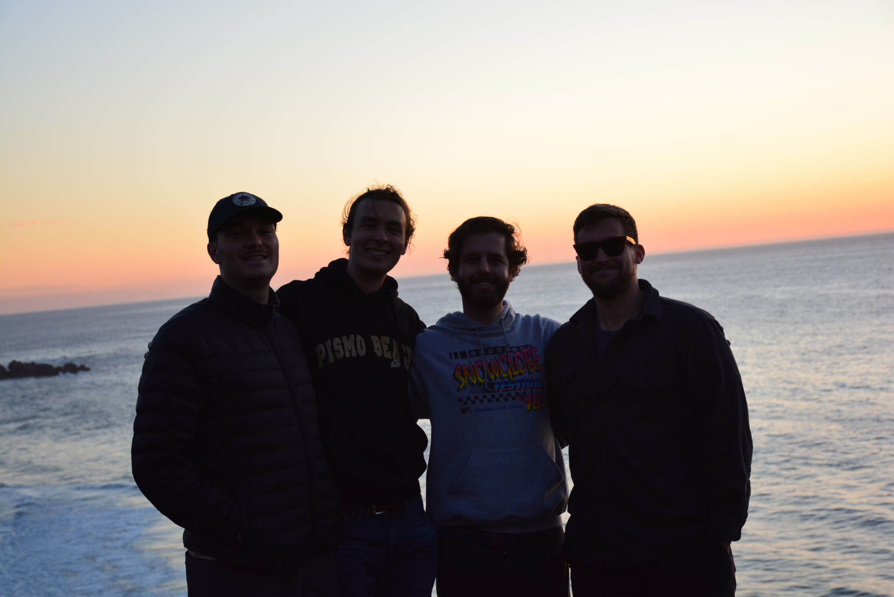 Silhouette of Happy Friends