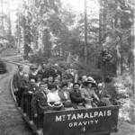 Gravity Car inventor, Bill Thomas, (seated in the front row) smiles from every photo. Photograph by Frank Ransome, Oct. 11, 1911. <span>© Fred Runner Collection </span>