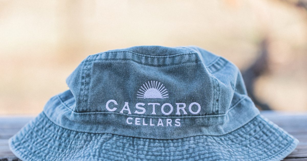 Castoro Cellars Green Denim Bucket Hat