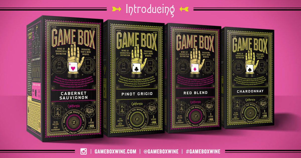 O'Neill Introduces Premium, CaliforniaAppellation Game Box Wine O