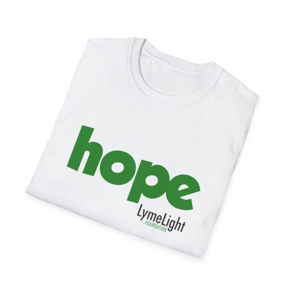 UNISEX LYMLIGHT WHITE HOPE T-SHIRT - Image 2