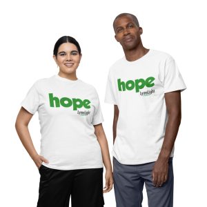 UNISEX LYMLIGHT WHITE HOPE T-SHIRT