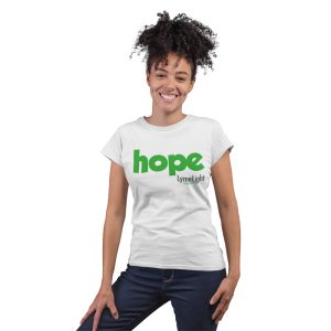 WOMEN’S LYMELIGHT WHITE HOPE T-SHIRT