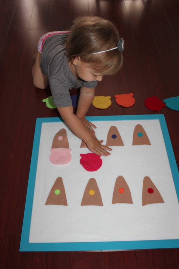 Children's Game Game Ice Cream Parlor Ice Cream Made of Felt