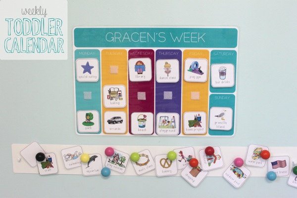 Miss G's Weekly Toddler Calendar - Mama.Papa.Bubba. Miss G's Weekly Toddler Calendar - Mama.Papa.Bubba.