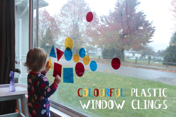 Colourful Plastic Window Clings - Mama.Papa.Bubba.