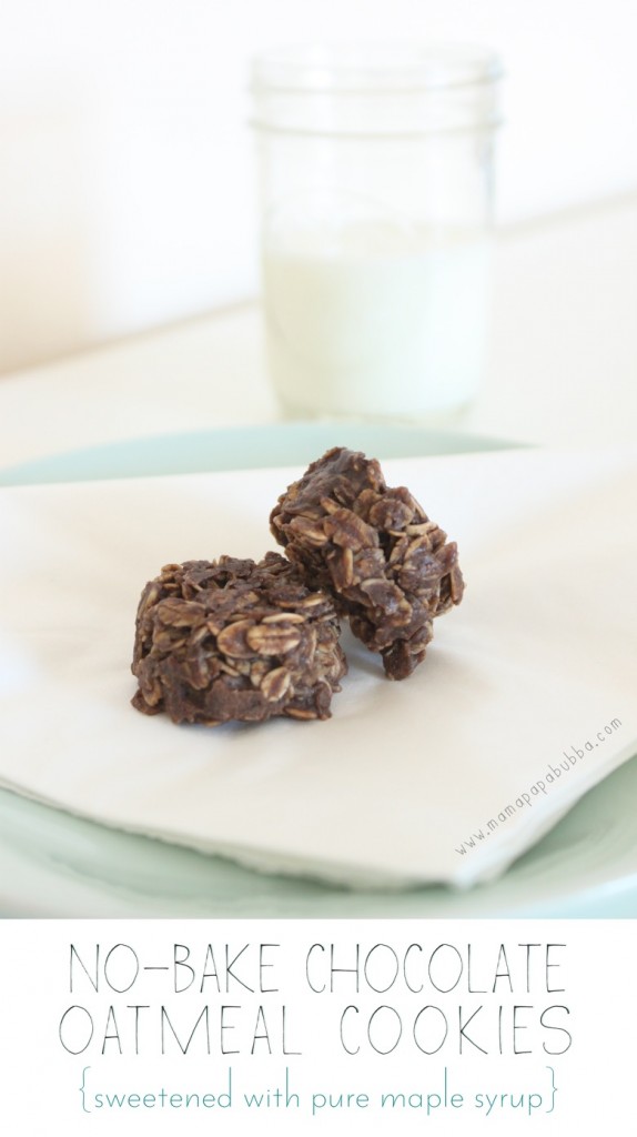 NoBake Chocolate Oatmeal Cookies