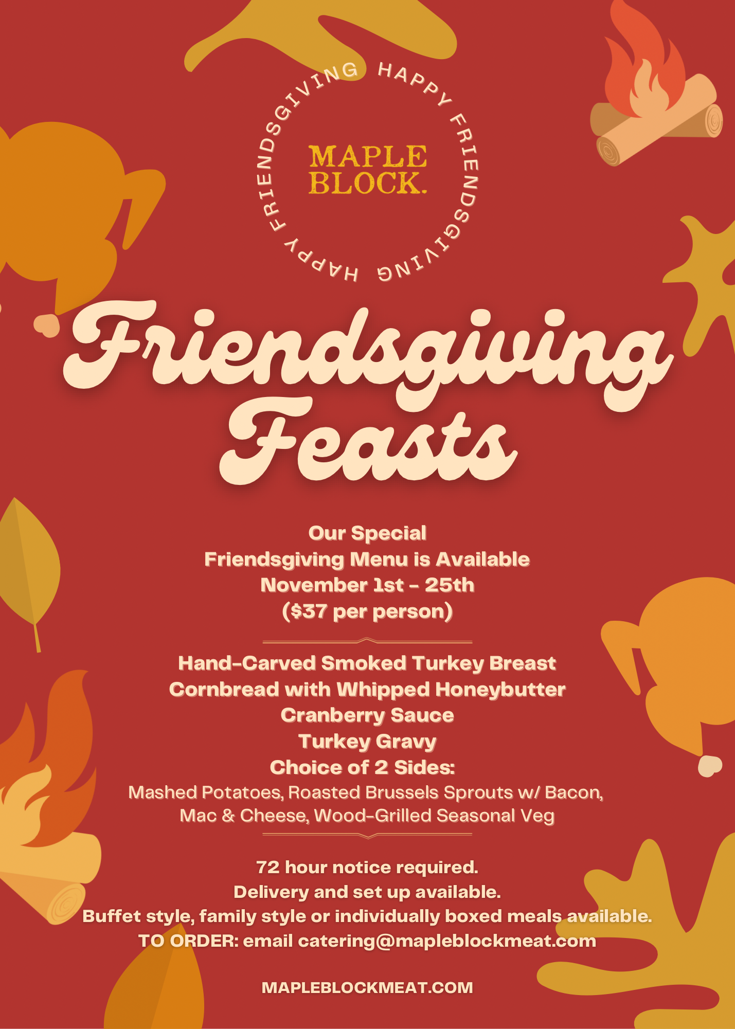 Friendsgiving Feasts by Maple Block